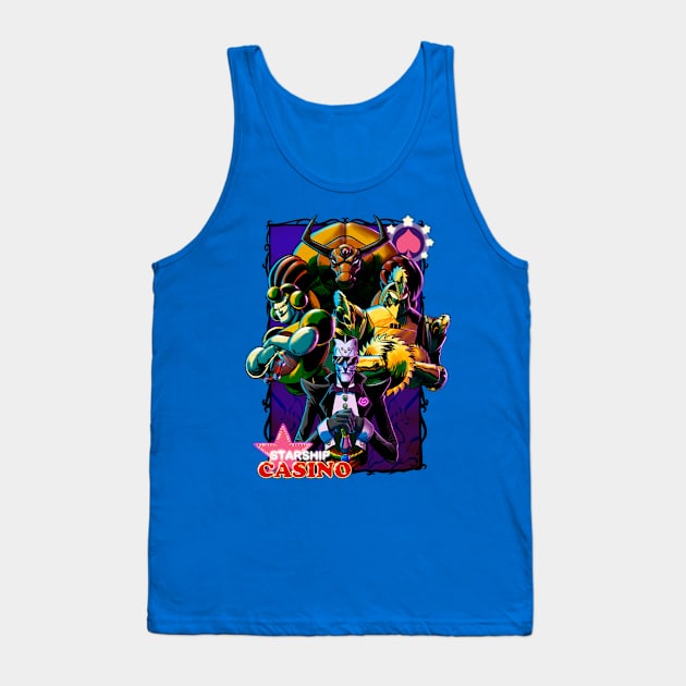 StarshipCasino Tank Top by RenMcKinzie